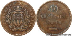 R7642 San Marino 10 Centesimi 1875 -> Make offer