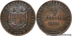 R7645 Italy 5 Centesimi Vittorio Emanuele II 1859 Birmingham -> Make offer