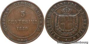 R7649 Italy 5 Centesimi Vittorio Emanuele II 1859 Birmingham -> Make offer