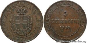 R7652 Italy 5 Centesimi Vittorio Emanuele II 1859 Birmingham -> Make offer