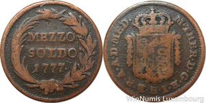 R7665 Italy Duchy Milan 1/2 Mezzo Soldo Maria Theresa 1777 -> Make offer