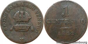 R7673 Italy Lombardia Venetia 1 Centesimo Ferdinand I 1822 M Milan -> Make offer