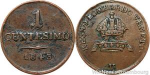 R7682 Italy Lombardia Venetia 1 Centesimo Ferdinand I 1843 V Venice > Make offer