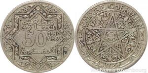 R7787 Morocco 50 Centimes Youssef Ben Hassan ND 1921 Paris -> Make offer