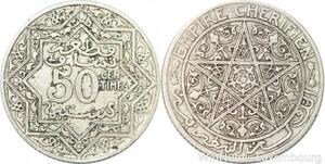 R7795 Morocco 50 Centimes Youssef Ben Hassan ND 1921 Paris -> Make offer