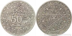 R7799 Morocco 50 Centimes Youssef Ben Hassan ND 1921 Paris -> Make offer