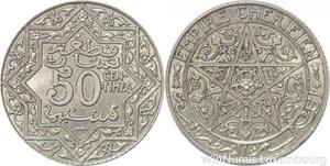 R7801 Morocco 50 Centimes Youssef Ben Hassan ND 1924 Poissy AU -> Make offer