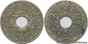 R7809 Morocco 25 Centimes Youssef ND 1924 Poissy -> Make offer
