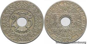 R7811 Morocco 25 Centimes Youssef ND 1921 Paris -> Make offer