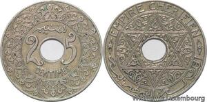 R7812 Morocco 25 Centimes Youssef ND 1921 Paris -> Make offer