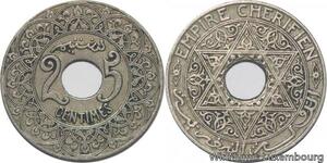 R7820 Morocco 25 Centimes Youssef ND 1921 Paris -> Make offer
