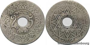 R7823 Morocco 25 Centimes Youssef ND 1921 Paris -> Make offer