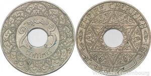 R7827 Morocco 25 Centimes Youssef ND 1921 Paris AU -> Make offer
