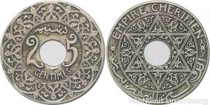 R7834 Morocco 25 Centimes Youssef ND 1924 Poissy -> Make offer