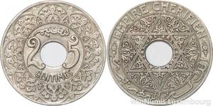 R7840 Morocco 25 Centimes Youssef ND 1921 Paris -> Make offer
