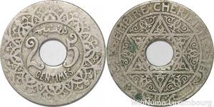 R7845 Morocco 25 Centimes Youssef ND 1921 Paris -> Make offer