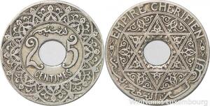 R7847 Morocco 25 Centimes Youssef ND 1921 Paris -> Make offer