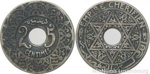 R7848 Morocco 25 Centimes Youssef ND 1921 Paris -> Make offer
