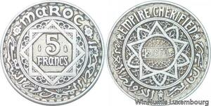R7863 Morocco 5 Francs Mohammed V AH 1370 1951 A Paris -> Make offer