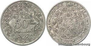 R7865 Morocco 50 Centimes Youssef Ben Hassan ND 1921 Paris -> Make offer