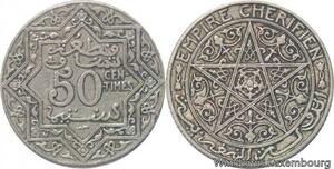 R7866 Morocco 50 Centimes Youssef Ben Hassan ND 1924 Poissy -> Make offer