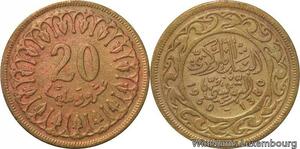 R8356 Tunisia 20 Millim AH 1380 1960 -> Make offer