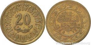 R8363 Tunisia 20 Millim AH 1380 1960 -> Make offer