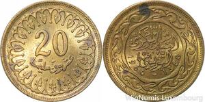 R8369 Tunisia 20 Millim AH 1380 1960 UNC -> Make offer
