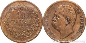 R8690 Italy 10 Centesimi Umberto I 1894 R Roma -> Make offer