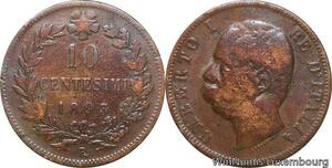 R8691 Italy 10 Centesimi Umberto I 1893 R Roma -> Make offer