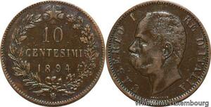 R8694 Italy 10 Centesimi Umberto I 1894 B/I -> Make offer