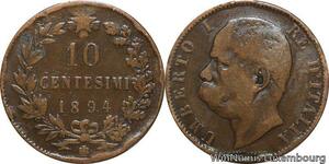 R8695 Italy 10 Centesimi Umberto I 1894 B/I -> Make offer