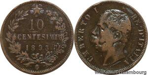 R8700 Italy 10 Centesimi Umberto I 1893 B/I -> Make offer