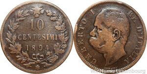 R8711 Italy 10 Centesimi Umberto I 1894 B/I -> Make offer