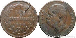 R8713 Italy 10 Centesimi Umberto I 1894 R Roma -> Make offer