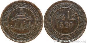 R8759 Morocco 5 Mazunas Abd al-Aziz AH 1320 1903 Birmingham -> Make offer