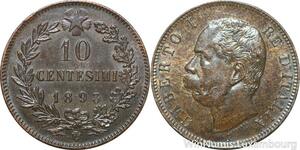 R8803 Italy 10 Centesimi Umberto I 1893 B/I AU -> Make offer