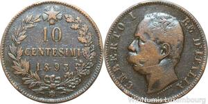 R8807 Italy 10 Centesimi Umberto I 1893 B/I -> Make offer
