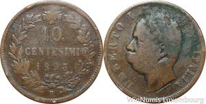 R8815 Italy 10 Centesimi Umberto I 1893 R Roma -> Make offer