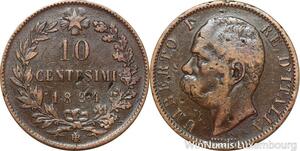 R8818 Italy 10 Centesimi Umberto I 1894 B/I -> Make offer