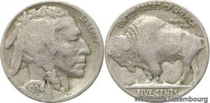 R8880 United States USA 5 Cents Buffalo 1934 -> Make offer