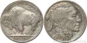R8891 United States USA 5 Cents Buffalo 1937 -> Make offer