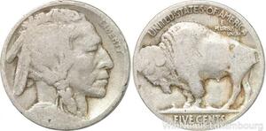 R8892 United States USA 5 Cents Buffalo 1913 1938 -> Make offer