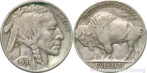 R8904 United States USA 5 Cents Buffalo 1936 -> Make offer