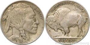 R8905 United States USA 5 Cents Buffalo 1917 -> Make offer