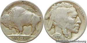 R8993 United States USA 5 Cents Buffalo 1935 D Denver -> Make offer