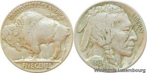 R8998 United States USA 5 Cents Buffalo 1916 -> Make offer