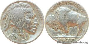 R9006 United States USA 5 Cents Buffalo 1937 -> Make offer