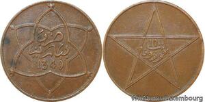 R9038 Morocco 10 Mazunas Yusuf AH 1340 1922 Paris -> Make offer