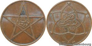 R9039 Morocco 10 Mazunas Yusuf AH 1340 1922 Poissy -> Make offer